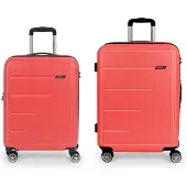Gabol Future Plus Spinner Expandable 111l Trolley Bag 2 Units Rouge