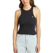 Lee Ribbed Sleeveless T-shirt Noir XS Femme