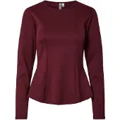 Pieces T-shirt bordeaux
