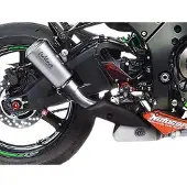 Leovince Lv-10 Kawasaki Zx-10 R 1000 17-19/zx-10 R 1000 Abs 16-25/zx-10 R 1000 R 2016 Not Homologated Slip On Muffler Argenté Not Homologated