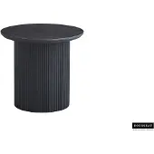 Molecule Table basse ronde 'Lagos' brun foncé 50x50 cm