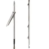 Pathos Squalo Ow Medium Single Barb 6.75 Mm Spearshaft Argenté 140 cm