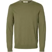 Selected Pull-over 'SLHBERG' olive