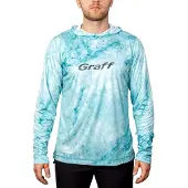 Graff Upf 50 964-cl-15/1 Uv Hoodie Bleu M Homme