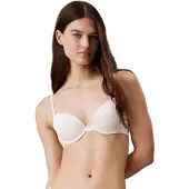 Calvin Klein Push Up Plunge Bra Blanc 34 / DD Femme