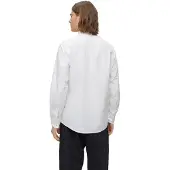 BOSS pour homme. 50489319 Chemise Relegant Blanc (L), Casuel, Coton, Classique, Manche longue