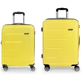 Gabol Future Plus Spinner Expandable 111l Trolley Bag 2 Units Jaune