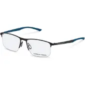 Porsche Design P8752 Square Glasses Noir 140/55 mm Homme