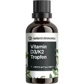 Natural Elements Gouttes de vitamine D3/K2 - 50 ml_pour 12 mois