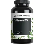 Natural Elements Gélules de vitamine B5 - 240 gélules (pour 8 mois)