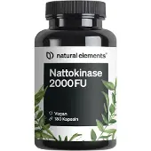 Natural Elements Gélules de nattokinase - 180 gélules pour 6 mois