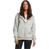 Build Your Brand Fluffy Full Zip Sweatshirt Beige M Femme