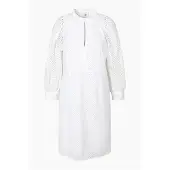 Second female Calendula Long Sleeve Short Dress Blanc M Femme