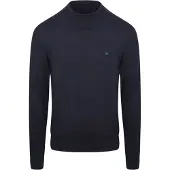 Scotch & soda Pull Col Roulé Marine Bleu Bleu foncé taille L