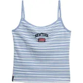 Superdry Femme Débardeur Athletic Essentials Coupe Ajustée Bleu Clair Taille: 34