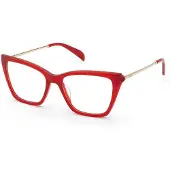 Tous Vtoc63 Square Woman Glasses Rouge 140/53 mm Femme