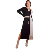 Mus&bombon Berau Long Sleeve Long Dress Noir XS Femme