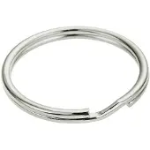 Stoker Steel Nickel-plated Keyring 40 Mm 100 Units Argenté