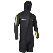 BEUCHAT 1dive 5 Mm Long Sleeve Shorty Noir M Homme
