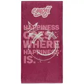 Otso Emoji Happiness Microfiber Towel Rose