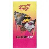 Otso Emoji Glow-up Microfiber Towel Jaune,Rose