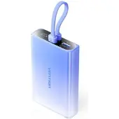 Vention Batterie externe 10 000 mAh USB-C + Lightning + USB-A 22,5 W avec affichage LED bleu