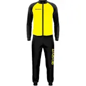Givova Cuba Tracksuit Jaune,Noir XS Homme