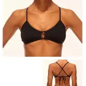 Turbo Active Bikini Top Noir 4XL Femme