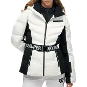 Superdry Luxe Belted Jacket Blanc 2XS Femme