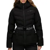 Superdry Luxe Belted Jacket Noir 2XS Femme