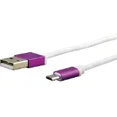 E+p CCS 549 Longueur de câble : 1 m, Port 1 : Micro-USB B, Port 2 : USB A, Version USB : 2.0, Sexe du connecteur : mâle/mâle, Couleur du produit : Blanc (CCS549)