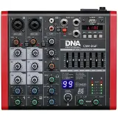 DNA Professional Dna Cm4-dsp Usb Mp3 Bluetooth Phantom Audio Mixer Rouge