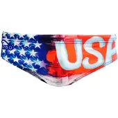 Turbo Usa Painting 2017 Swimming Brief Rouge,Bleu L Homme