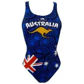 Turbo Australia Pro Resist Swimsuit Bleu 4XL Femme