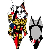 Turbo Maillot De Bain Queen Of Hearts