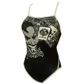 Turbo New Jocker Swimsuit Noir,Gris M Femme