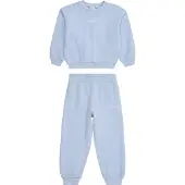 Nike Essential Fleece Crew Long Sleeve Set Bleu 6-7 Years Enfants