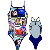 Turbo Maillot De Bain à Fines Bretelles Comic