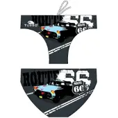 Turbo Route 66 Cadillac Swimming Brief Noir S Homme