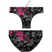 Turbo Skull Butterflyers Stars Swimming Brief Noir 4XL Homme