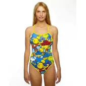 Turbo Pop Swimsuit Multicolore 3XL Femme