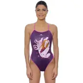 Turbo New Fairy Swimsuit Violet 5XL Femme