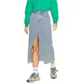 Jack & Jones Enya Jjxx Midi Skirt Bleu XL Femme