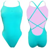 Turbo Sirene Swimsuit Vert 2 Femme