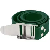 Tecnomar Ceinture en caoutchouc avec boucle en inox, verte, taille unique