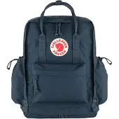 Fjällräven Sac à dos 'Kanken Outlong' bleu marine / rouge / blanc