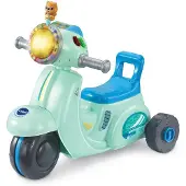 Vtech 2 In 1 My Ride-on Scooter Spanish Version Bleu Enfants