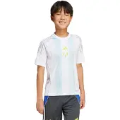 Adidas Messi Training Short Sleeve T-shirt Blanc 5-6 Years Enfants