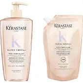 Kérastase Gloss Absolu Shampoo 500ml and Refill Pouch Bundle