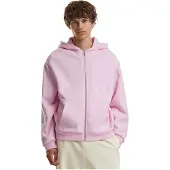 Build Your Brand Fluffy Full Zip Sweatshirt Rose 5XL Homme